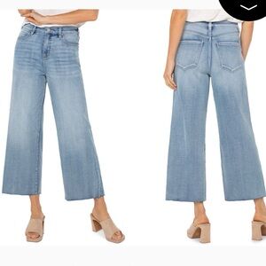 Liverpool Los Angeles Stride Hi-rise With Cut Hem Jeans Women's Size 12/31